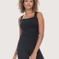 Paneled Athleisure Shortsie