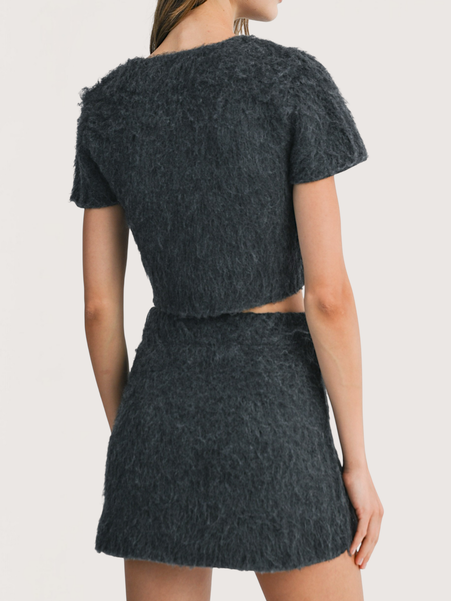 Fuzzy Knit Cardigan