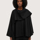 Bondi Scarf Overcoat | Black