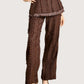 Panna Frayed Trim Pant