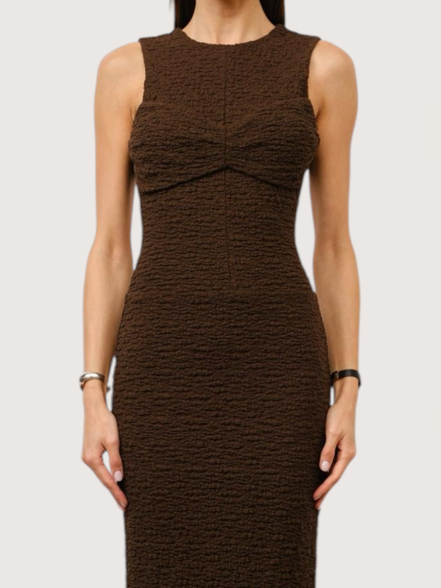 Textured Maxi Dress