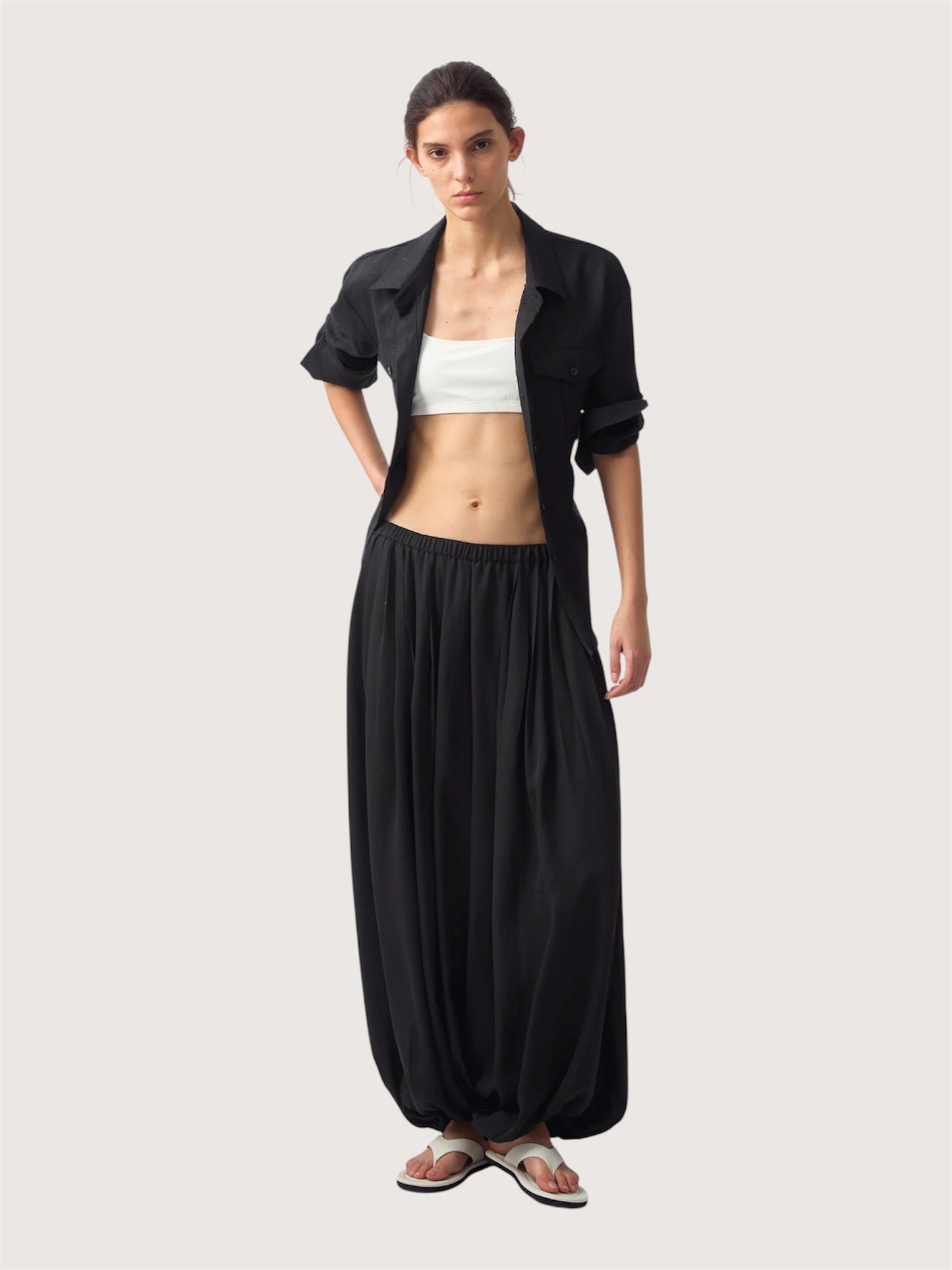 Balloon Hem Trouser