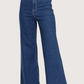 Cropped Wide Leg Denim