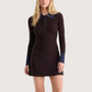 Knit Polo Mini Dress
