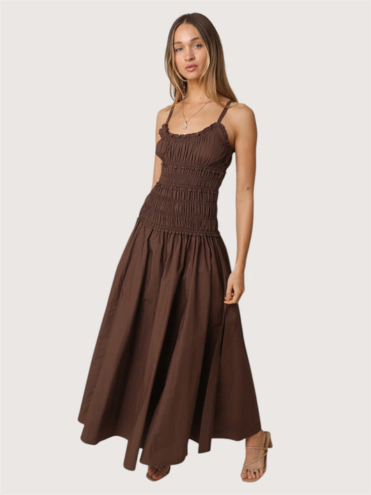 Luna Smocked Maxi Dress