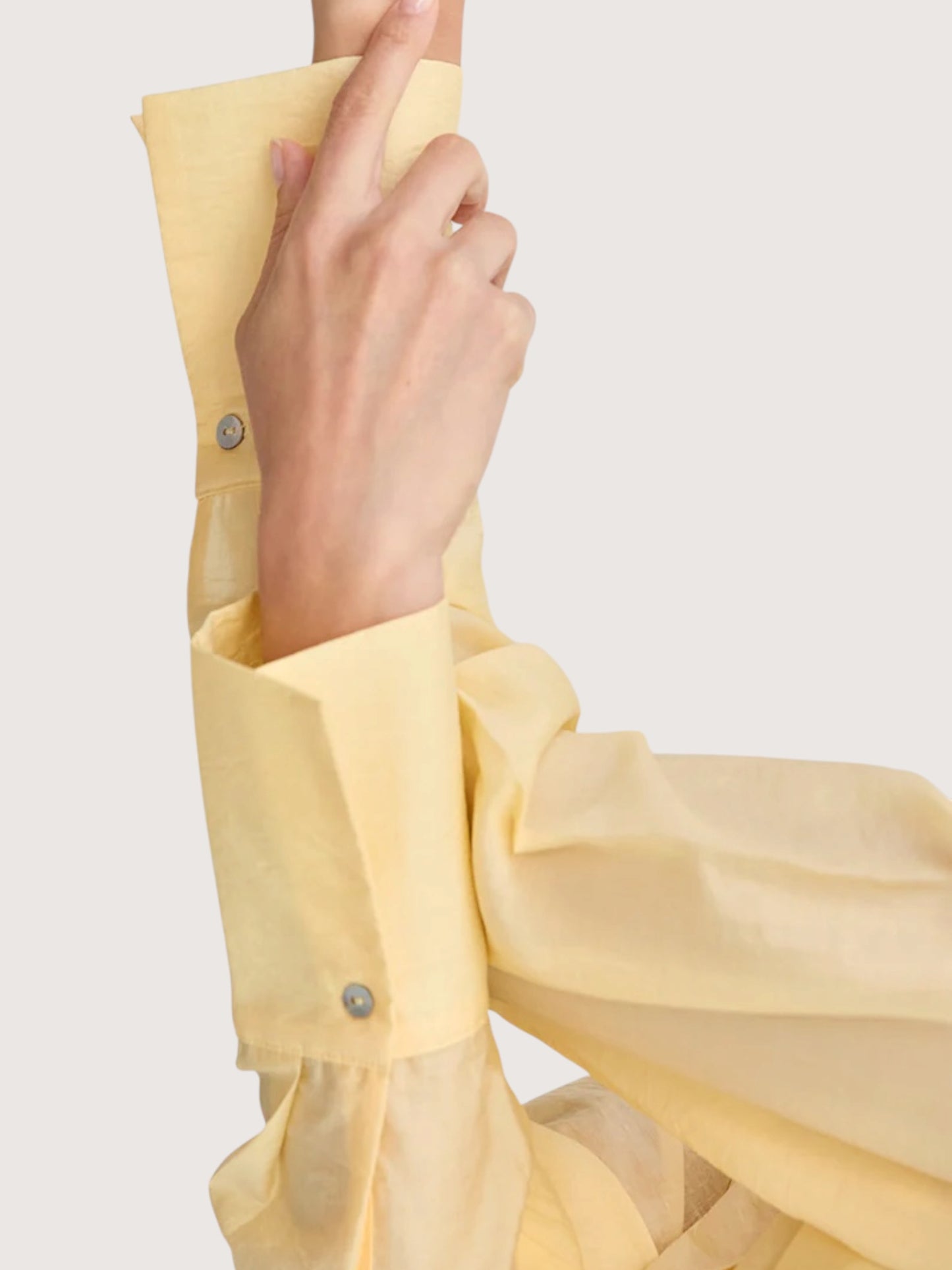 Nadia Textured Blouse | Yellow