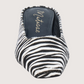 Zebra Kitten Heel