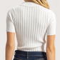 Fitted Polo Top