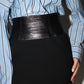 Versace Leather Skirt