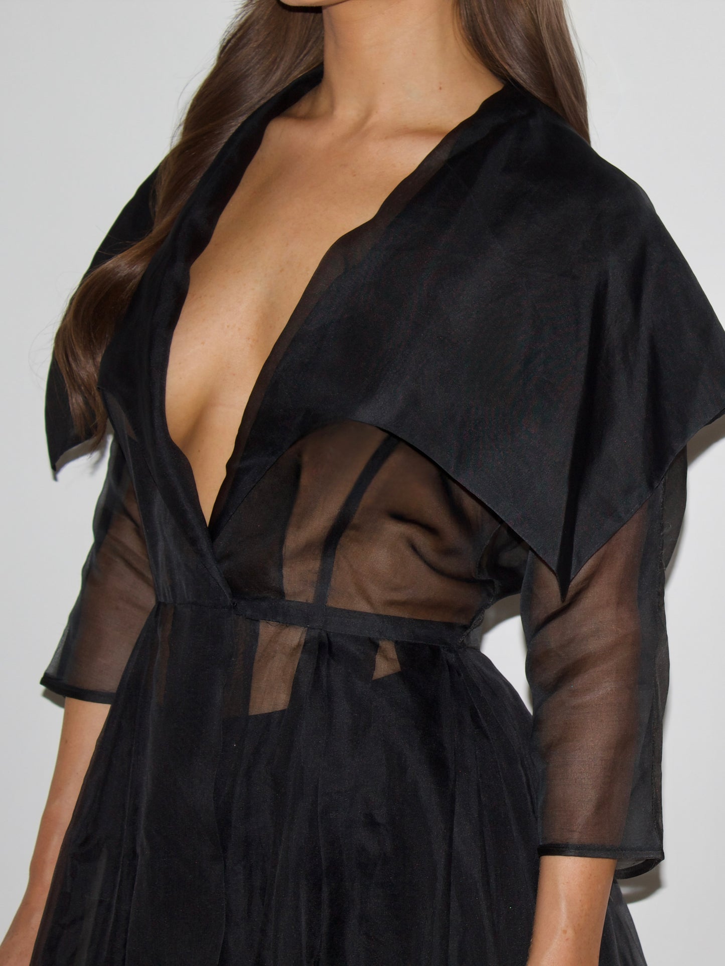 VINTAGE Wide Collar Overcoat