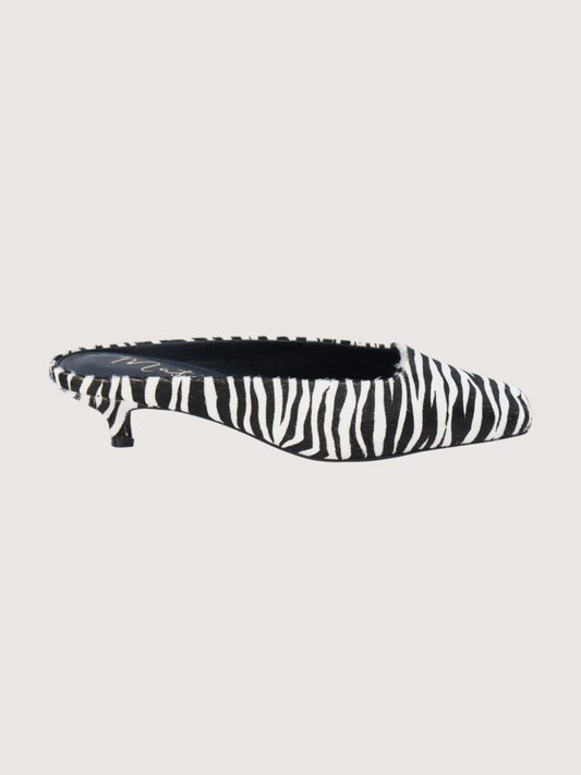 Zebra Kitten Heel