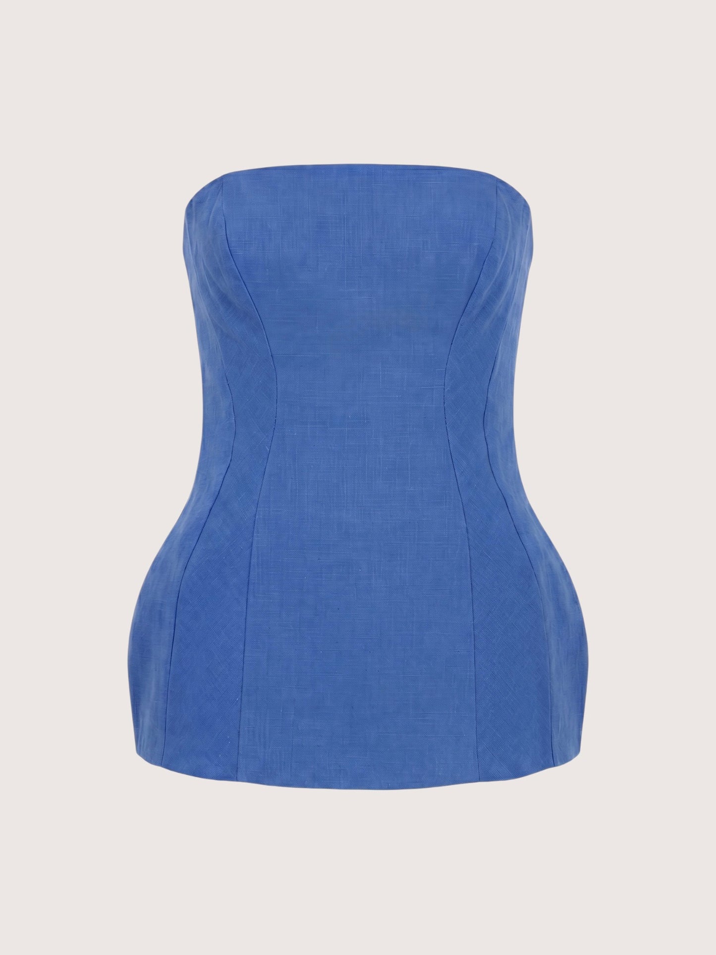 Cora Linen Top | Blue