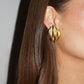 VINTAGE Gold Weaved Earring