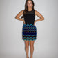 VINTAGE Velvet Waves Shift Dress