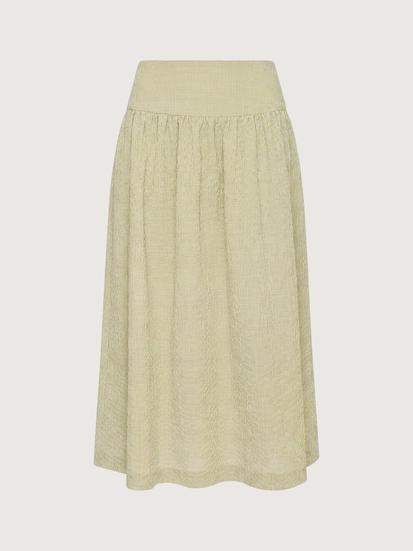 Alys Plaid Midi Skirt