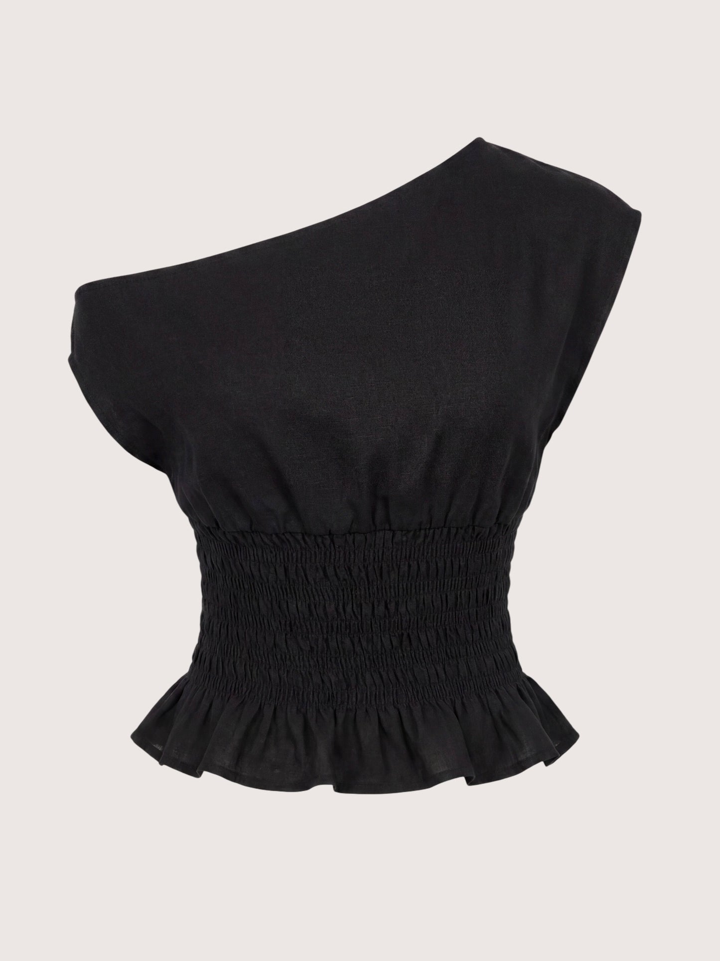 OTS Smocked Top | Black