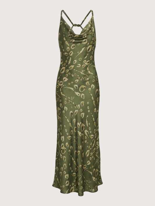 Cowl Neck Maxi Dress