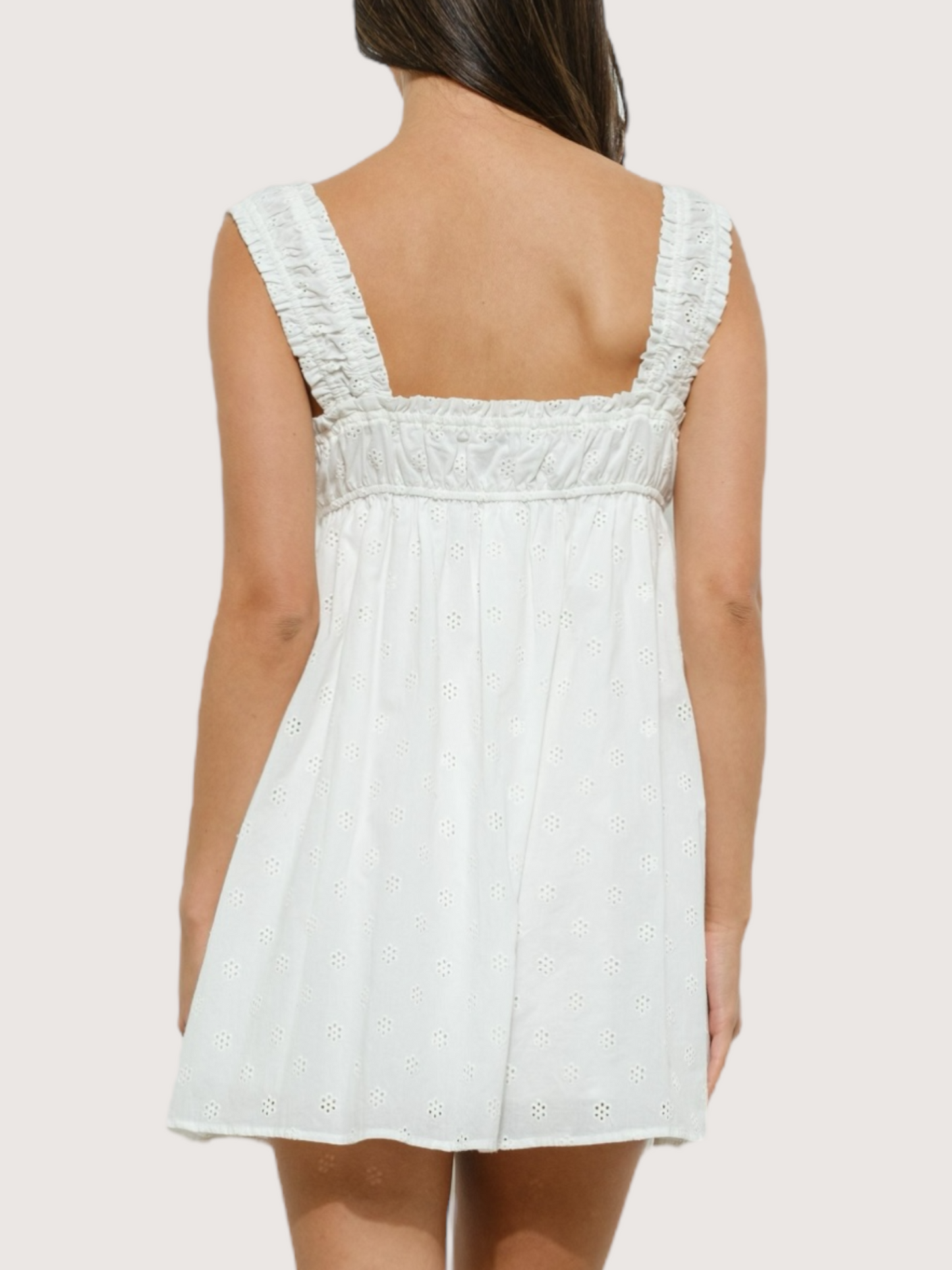 Eyelet Babydoll Dress