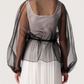 Organza Waist Jacket
