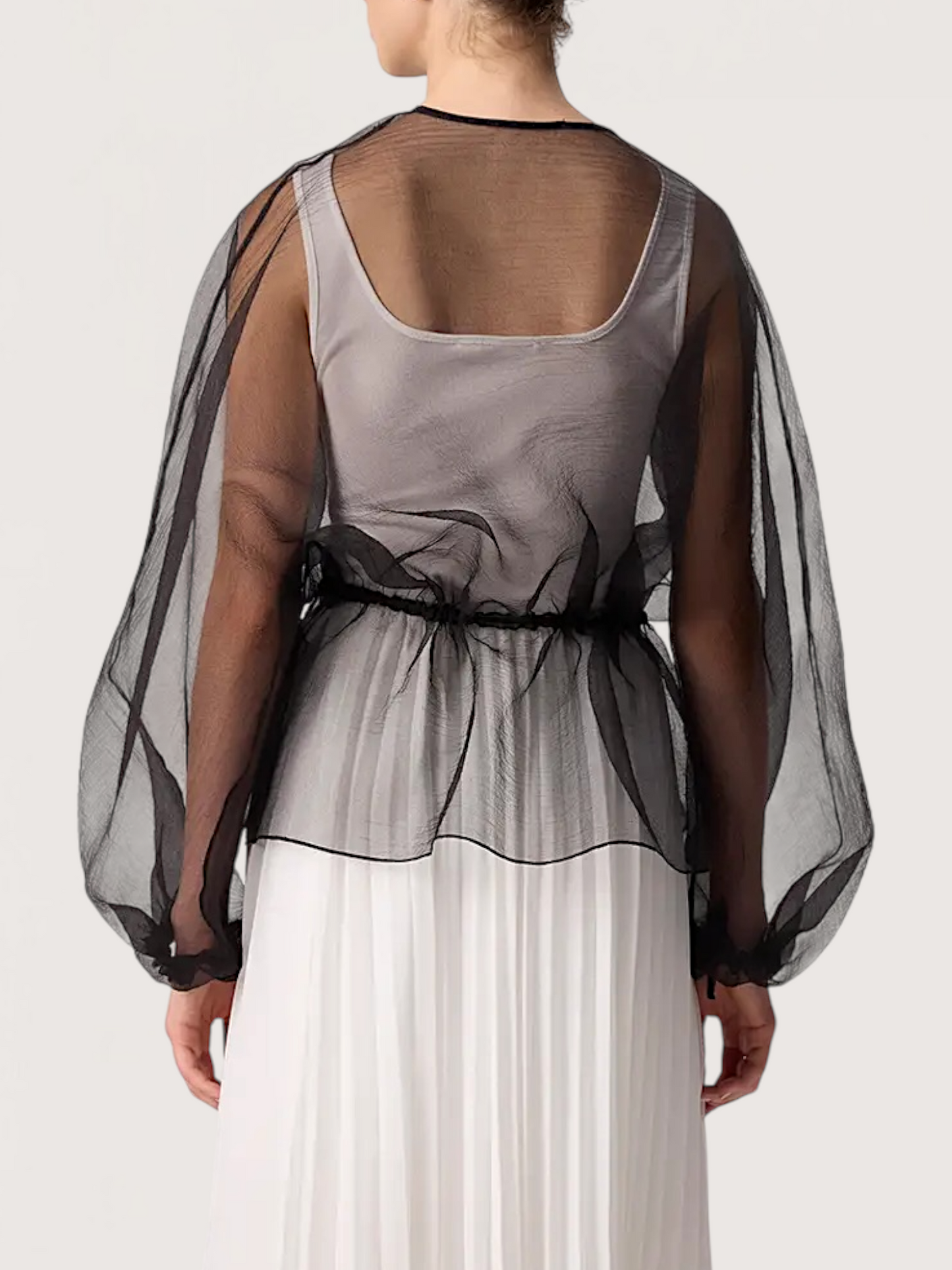 Organza Waist Jacket