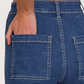 Cropped Wide Leg Denim