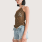 Asymmetric Crochet Tank