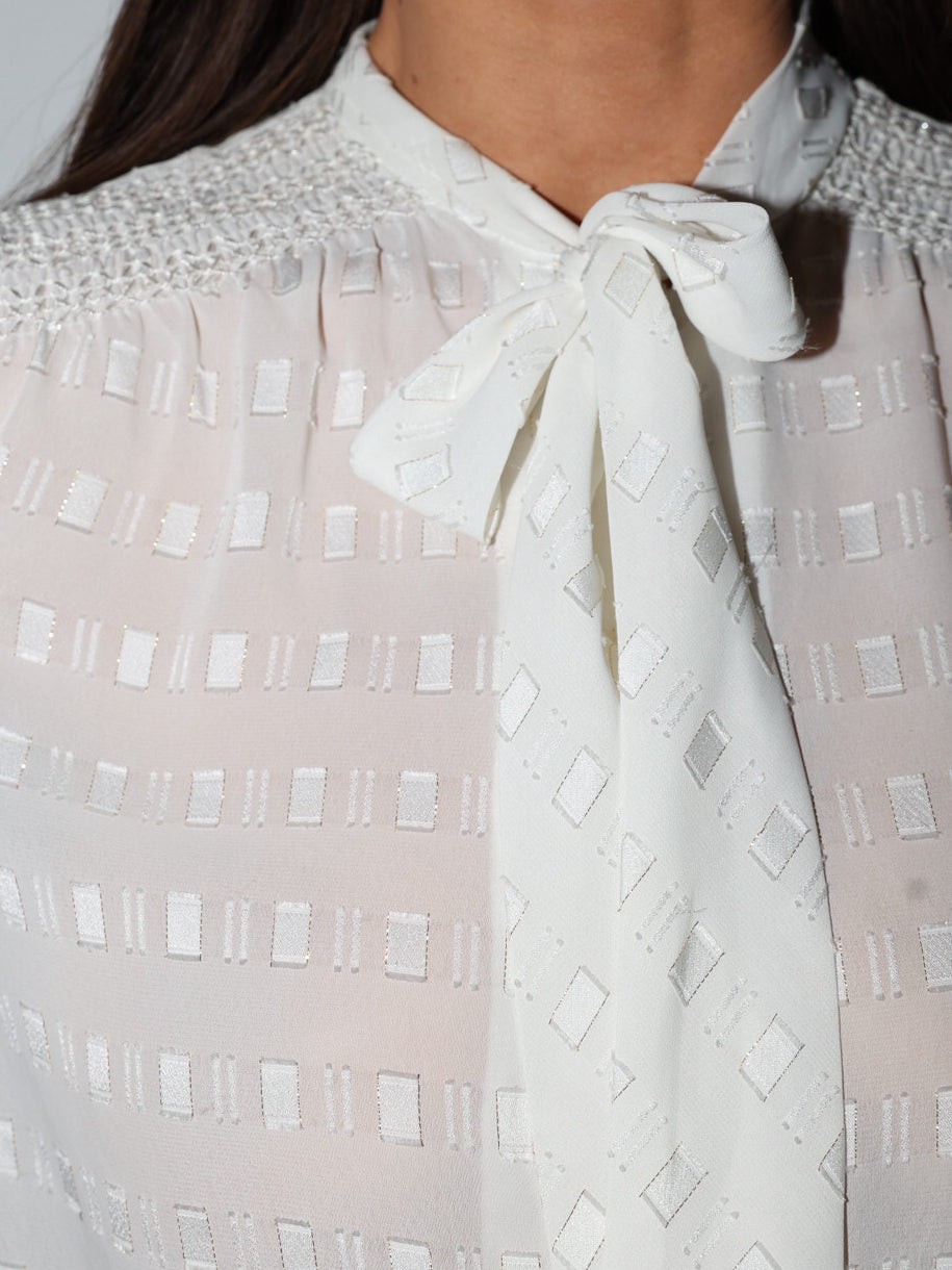 Tinsley Bow Collar Blouse