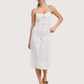Sheer Lace Midi Dress