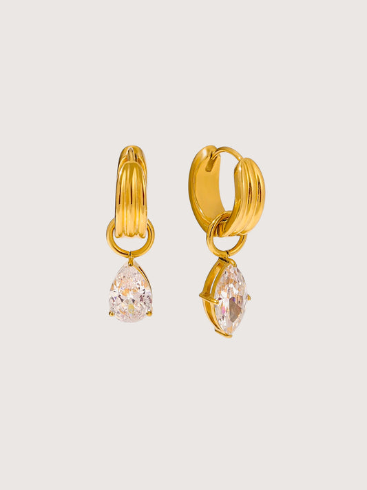 Mismatched Gem Earring