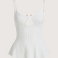 Porto Knit Top | White