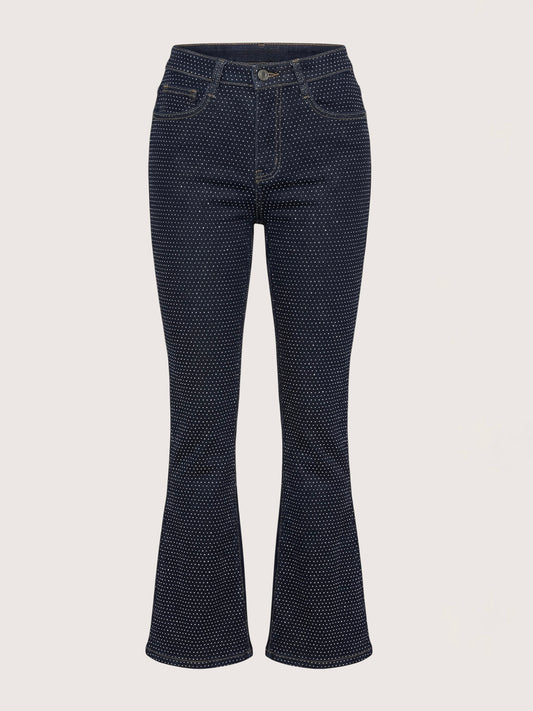 Jewel Embellished Bootcut Denim