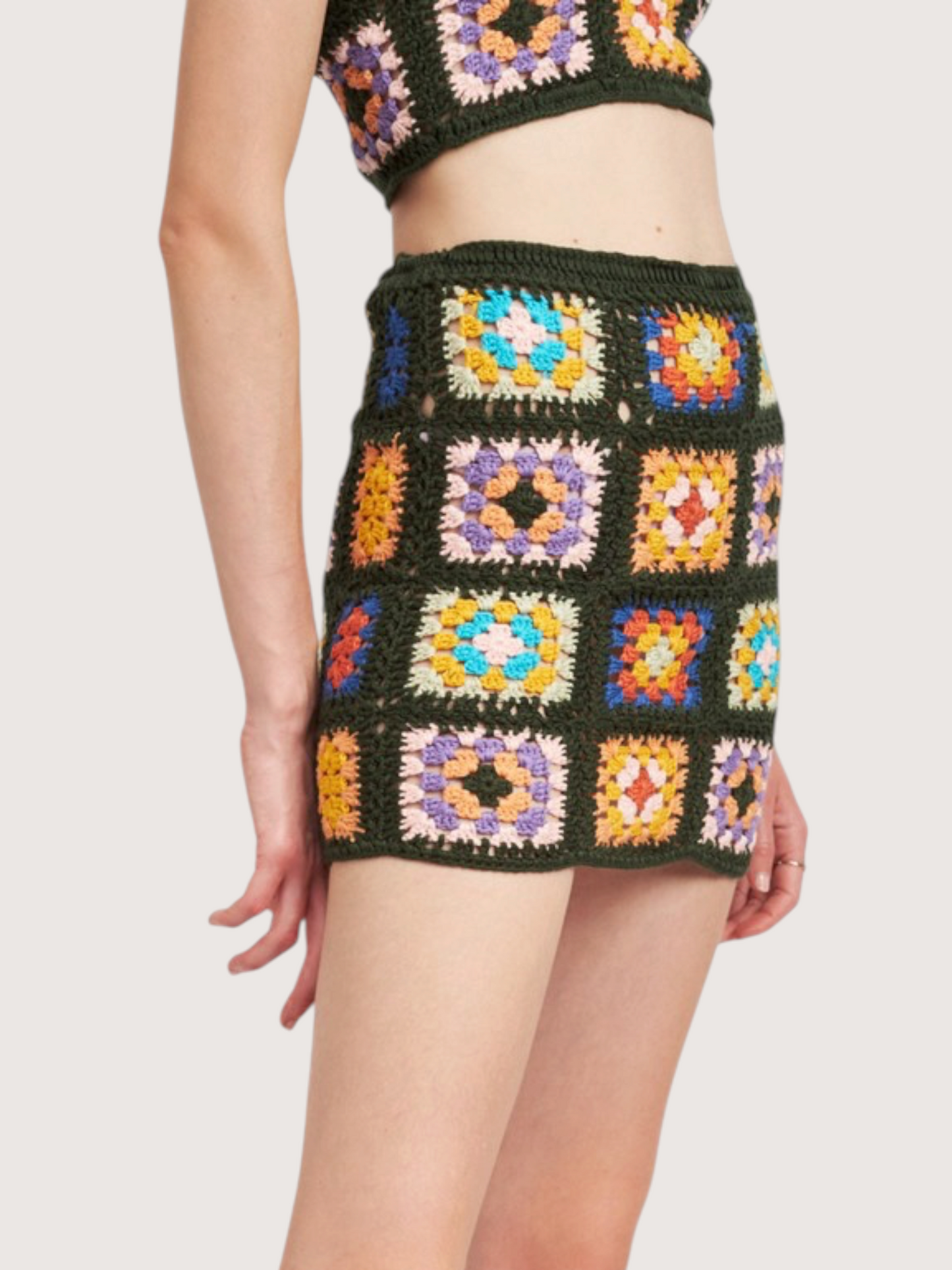 Crochet Mini Skirt