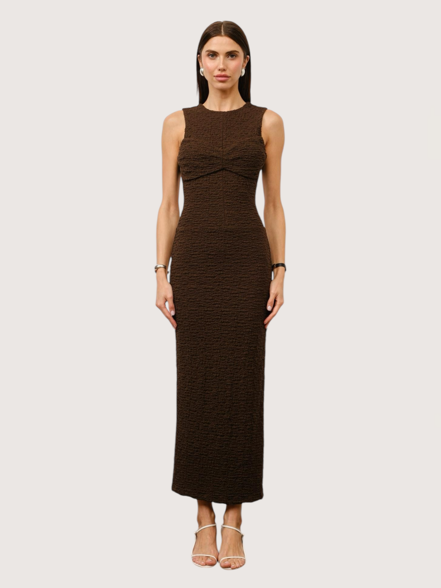 Textured Maxi Dress