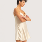 Sweetheart Satin Mini Dress | Ivory