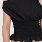 OTS Smocked Top | Black