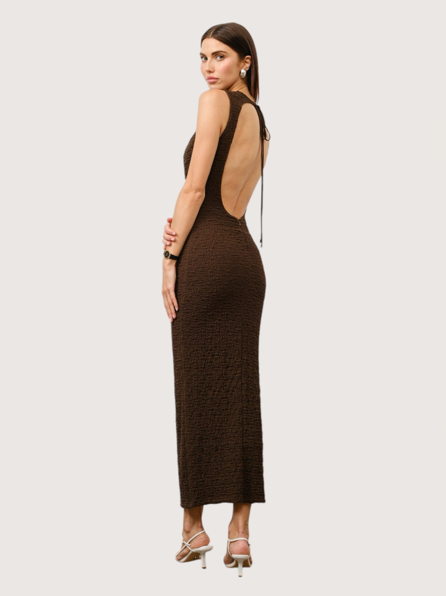 Textured Maxi Dress