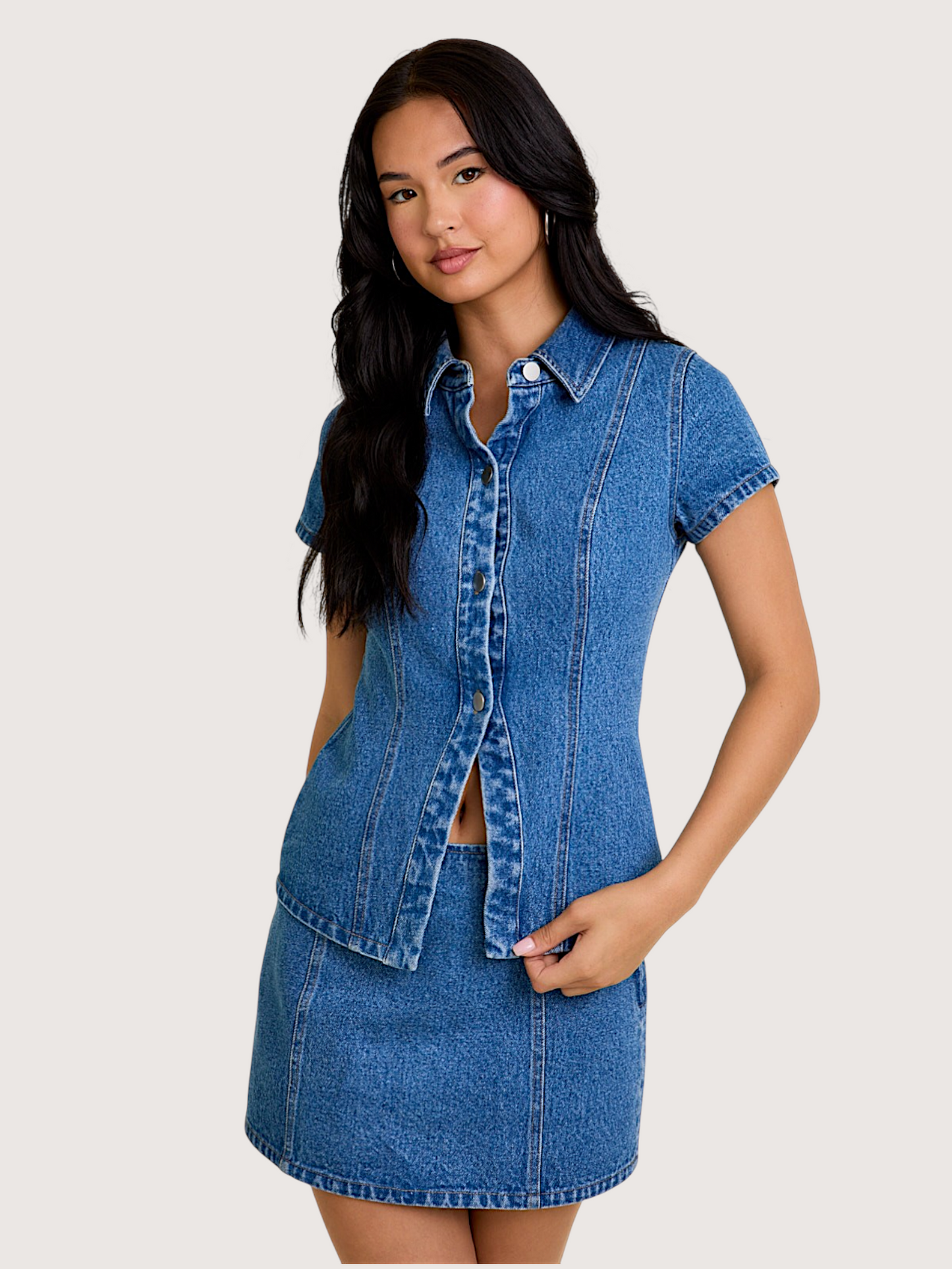 Emory Denim Button Up