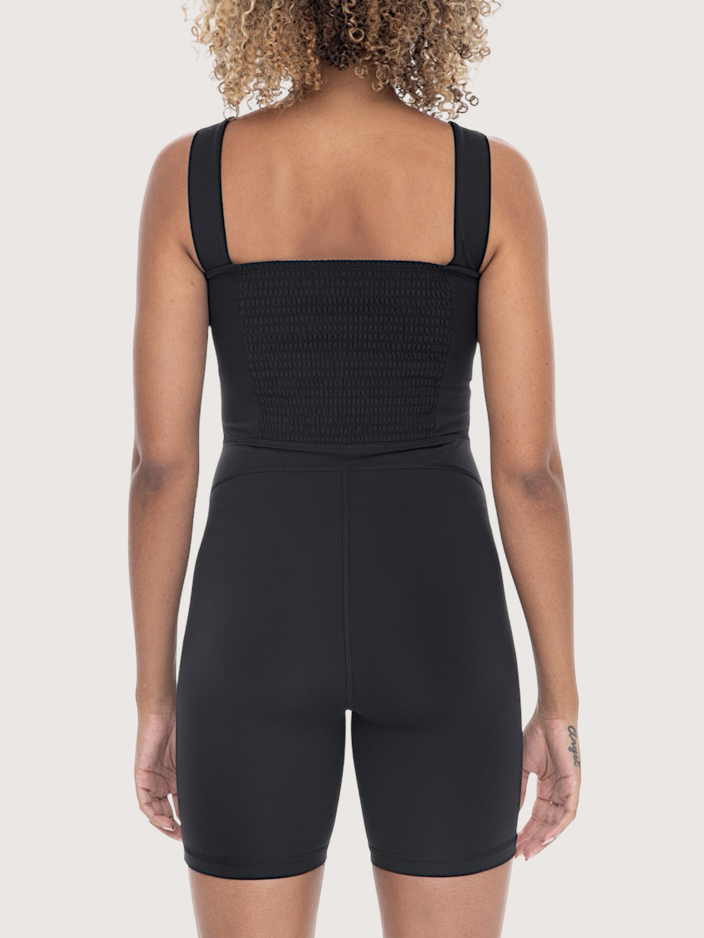 Paneled Athleisure Shortsie
