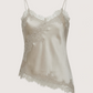 Rivoli Lace Trim Tank | Sand