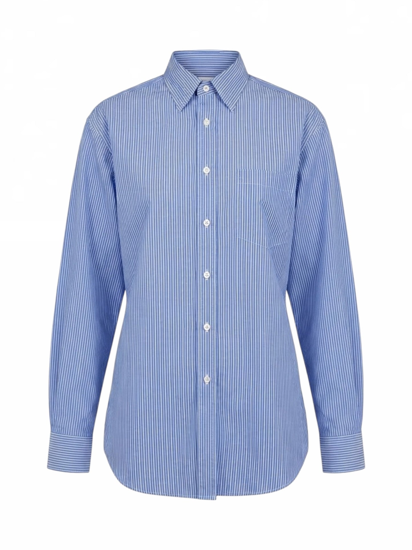 VINTAGE Boyfriend Striped Button Up