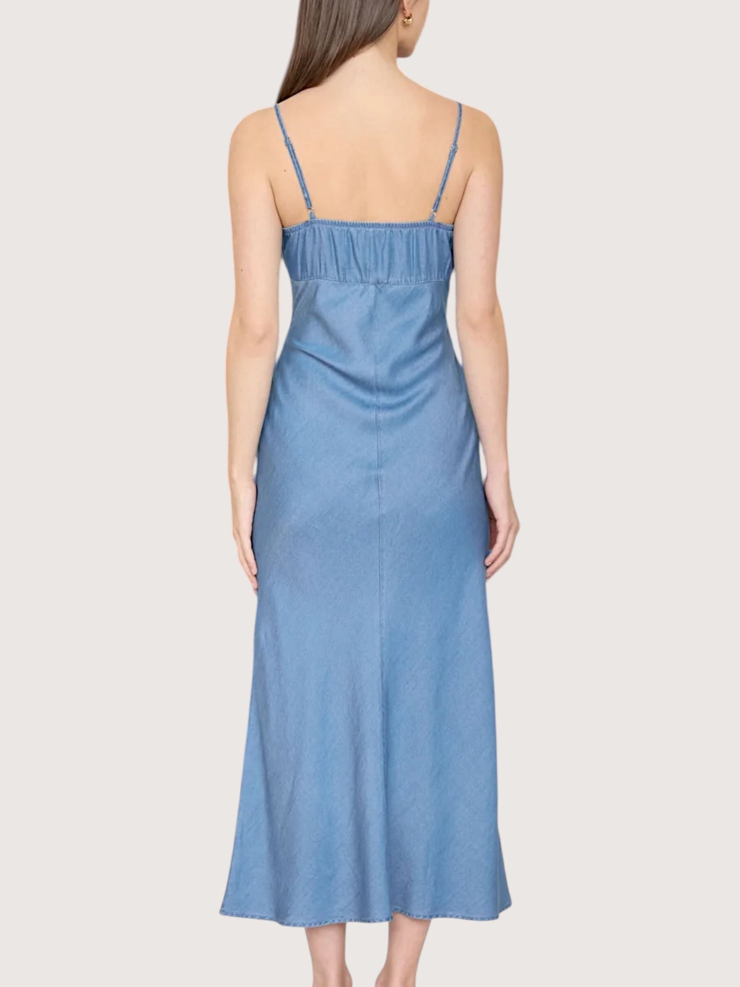Chambray Midi Dress