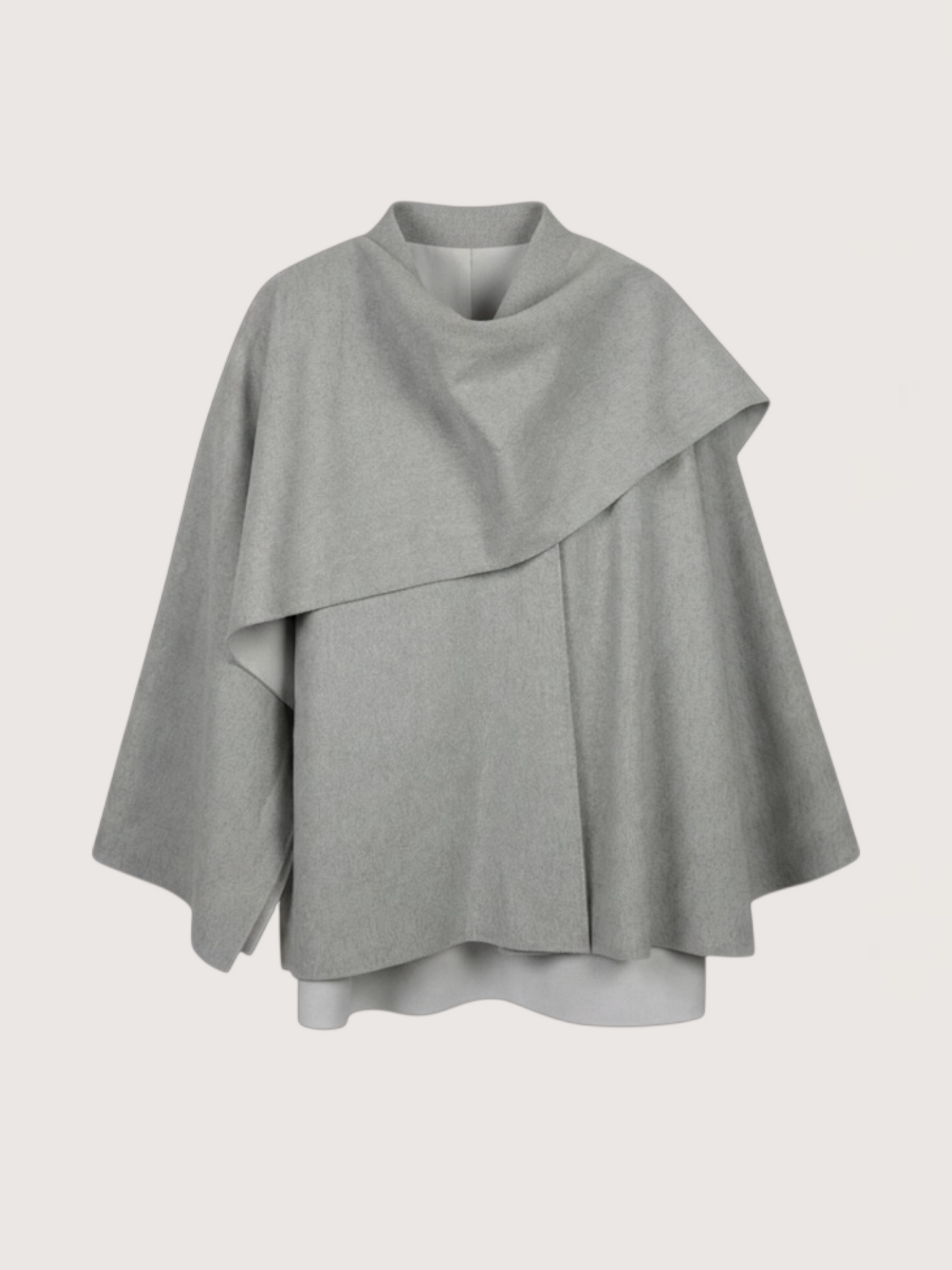 Bondi Scarf Overcoat | Grey