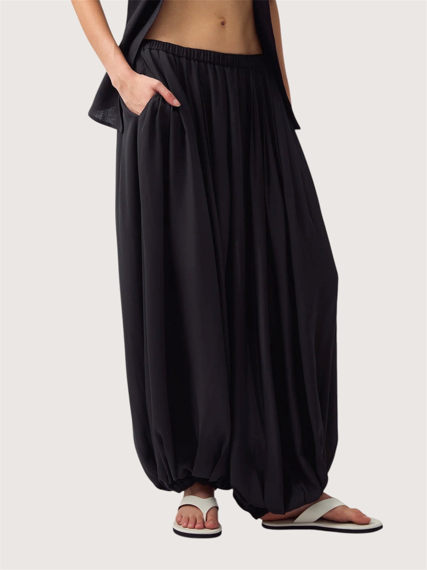 Balloon Hem Trouser