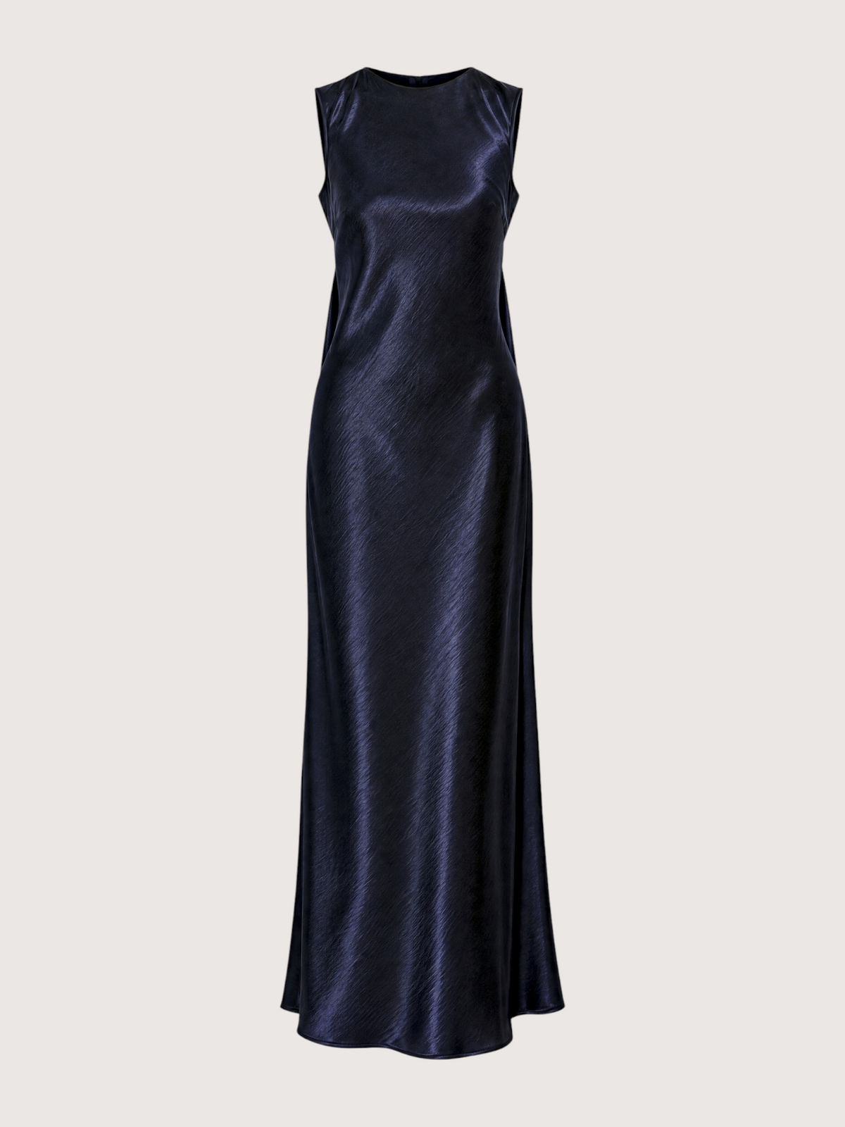 Open Back Satin Dress