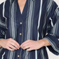 Monette Striped Button Up