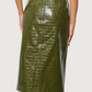 Leather Pencil Skirt