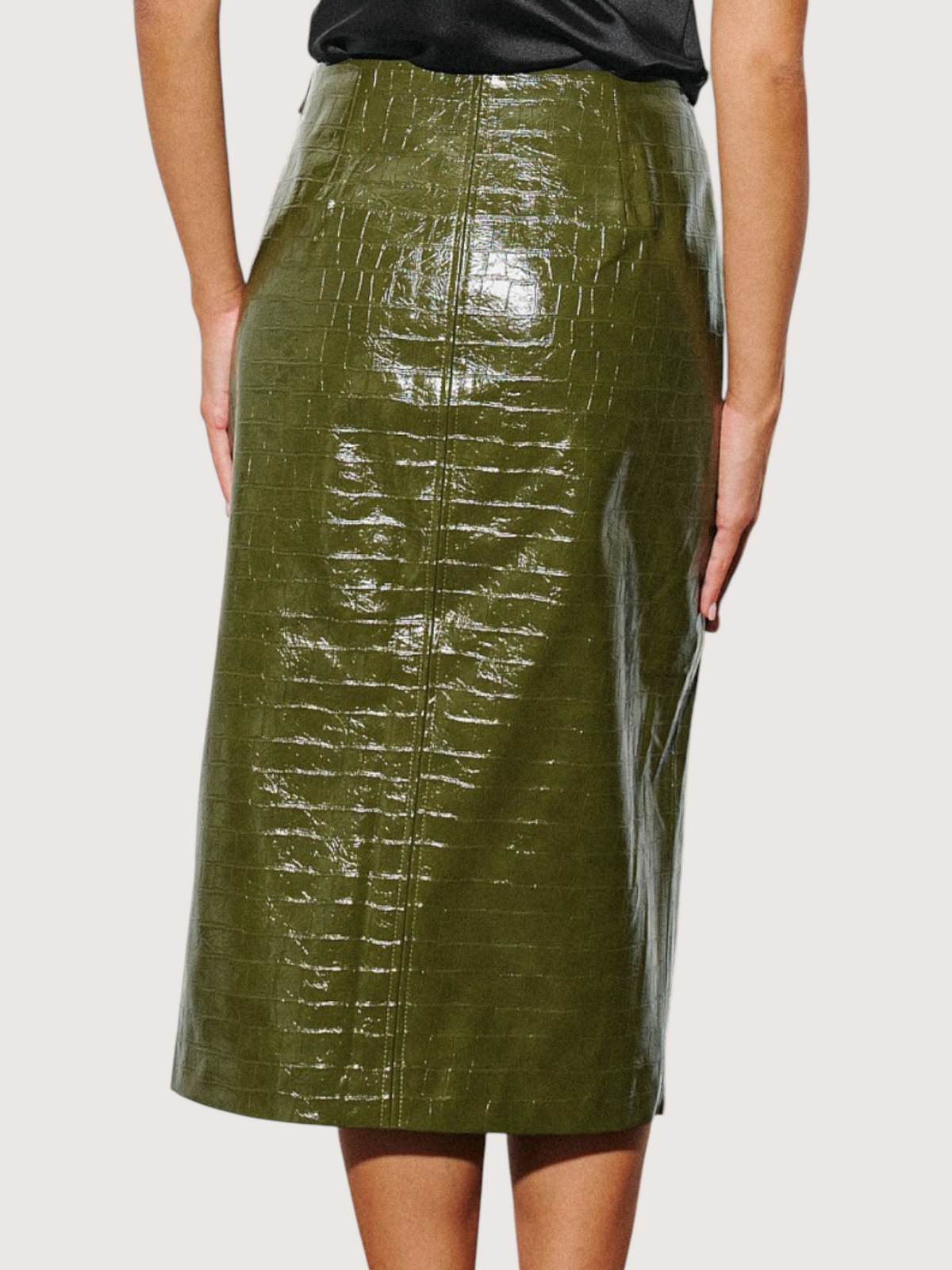Leather Pencil Skirt