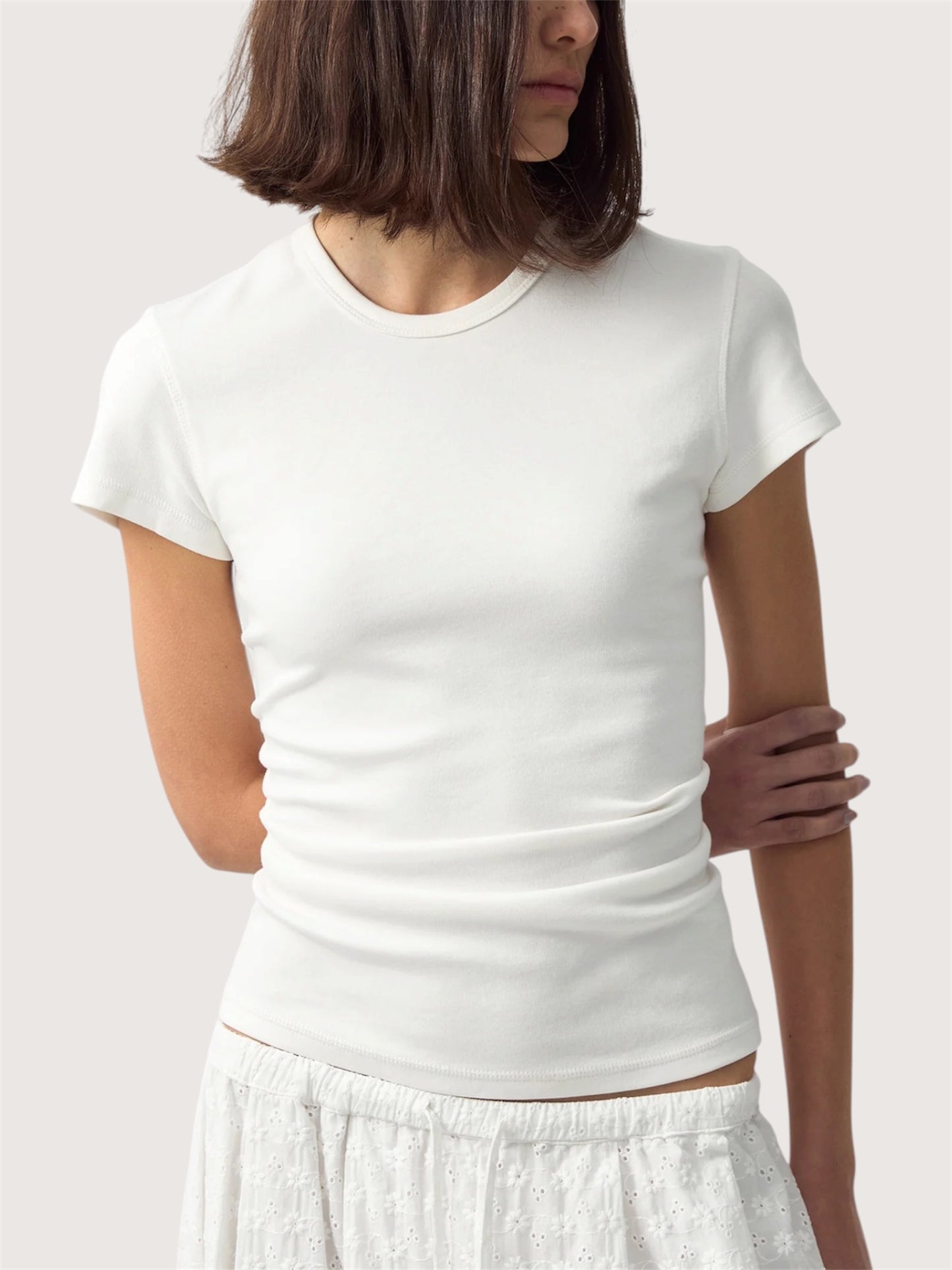 Ruched Waist Tee
