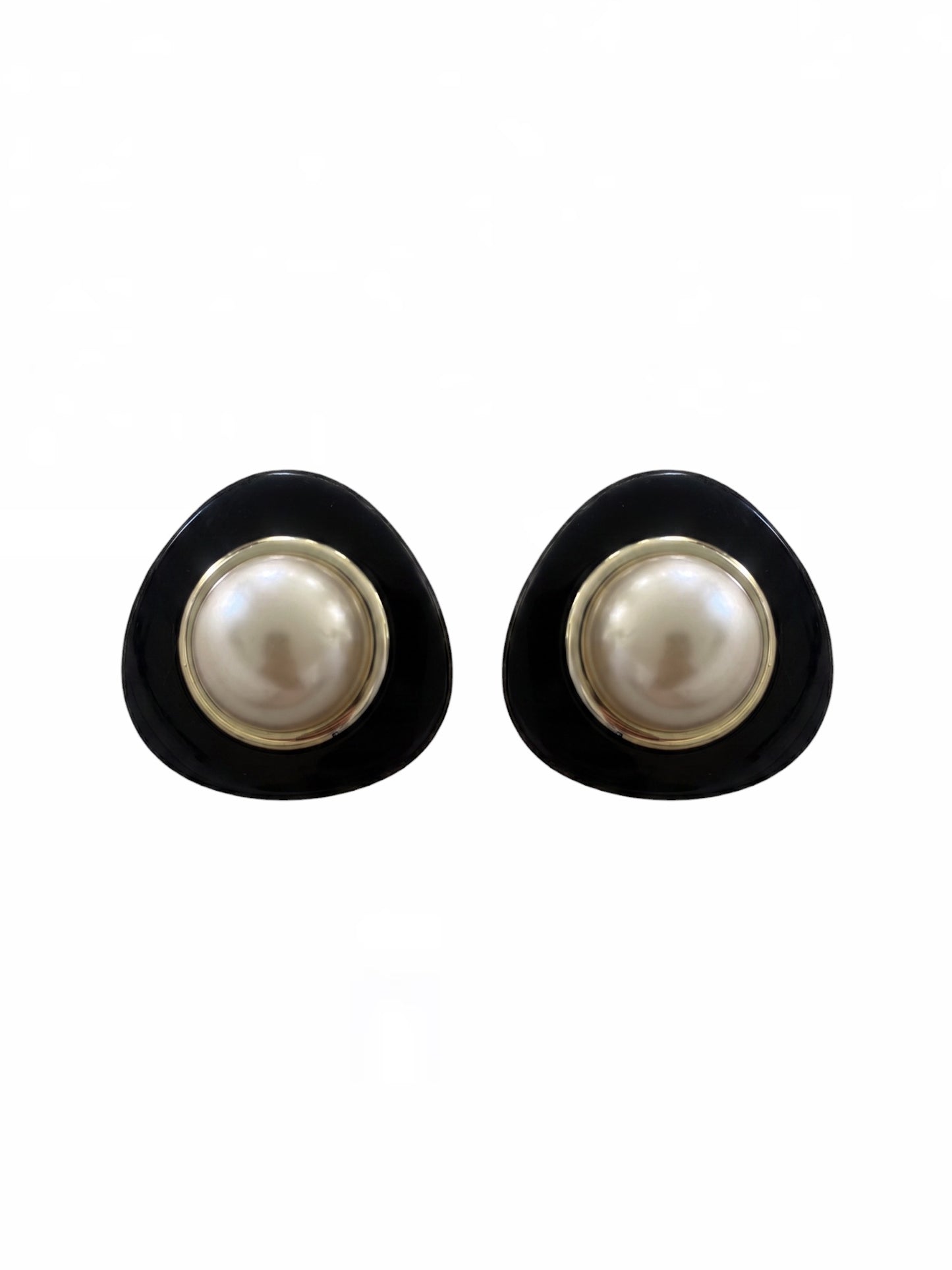 VINTAGE Pearl Statement Earring