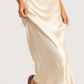 Satin Midi Dress | Ivory